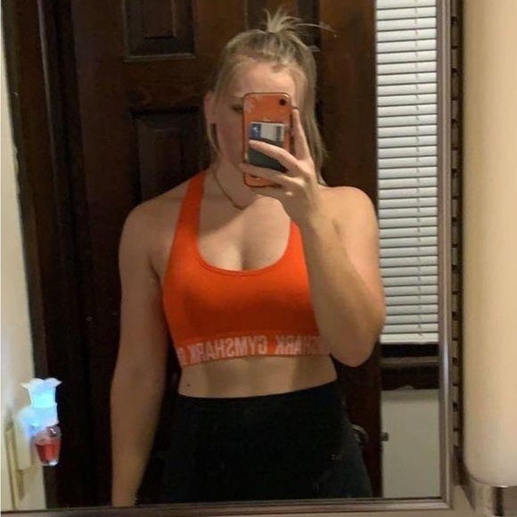 Gymshark orange sports bra - Picture 1 of 5